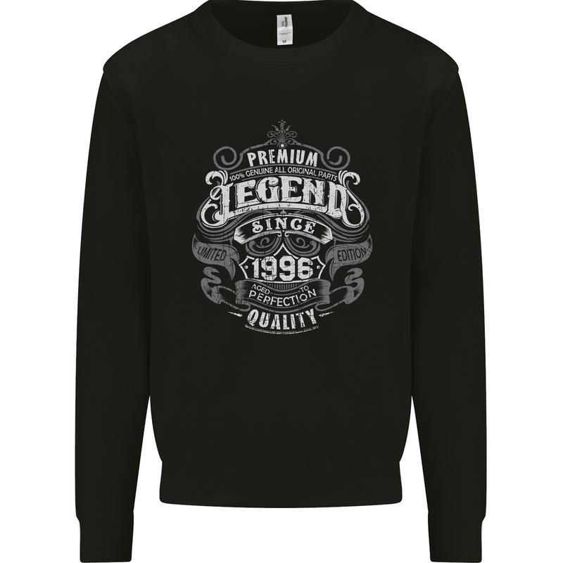 Premium Legend 27th Birthday 1996 Mens Sweatshirt Jumper Black