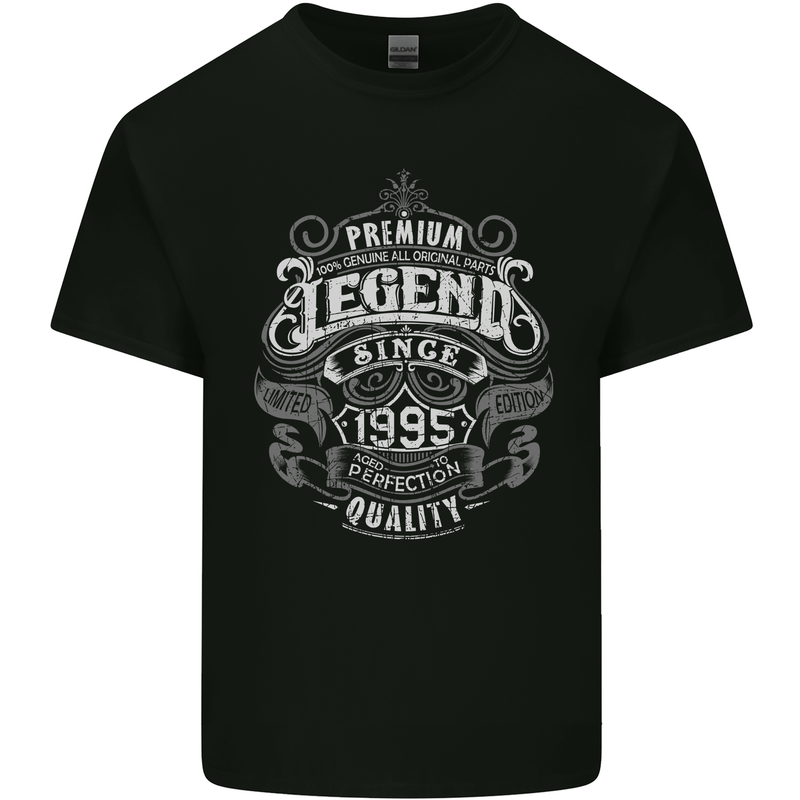 Premium Legend 28th Birthday 1995 Mens Cotton T-Shirt Tee Top Black