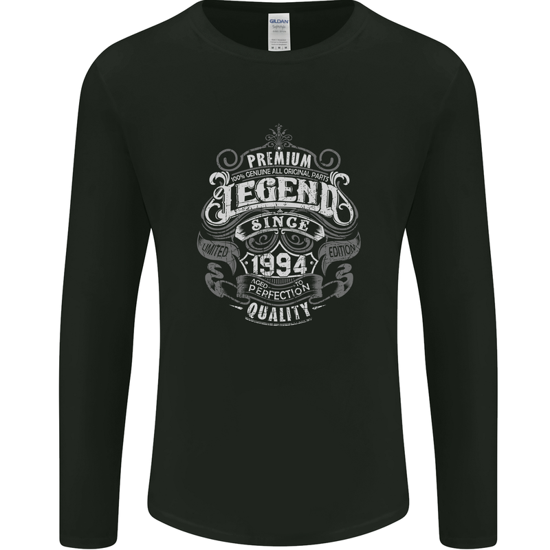 Premium Legend 29th Birthday 1994 Mens Long Sleeve T-Shirt Black