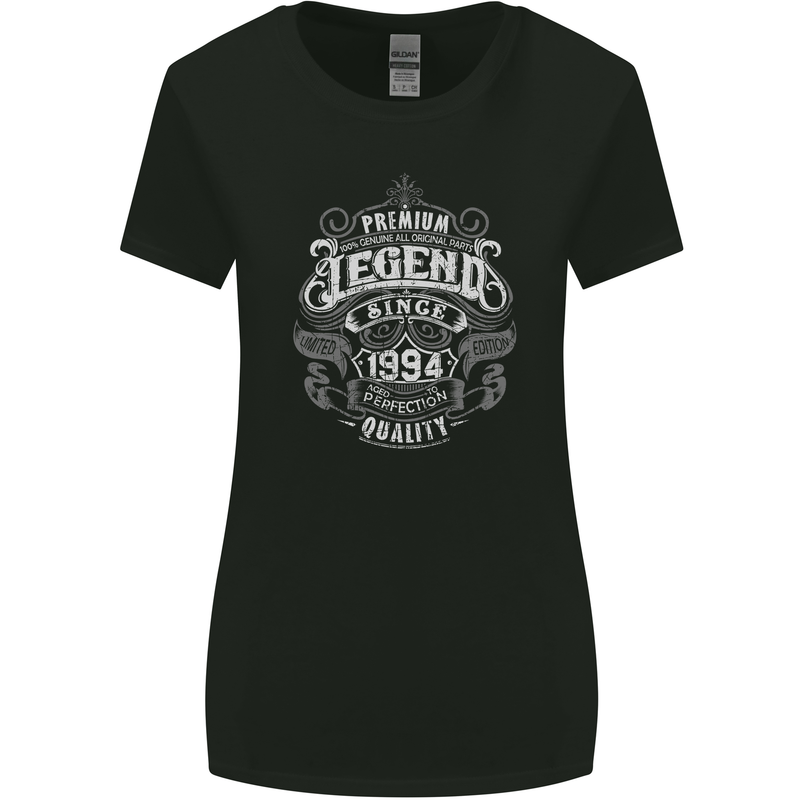Premium Legend 29th Birthday 1994 Womens Wider Cut T-Shirt Black