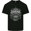 Premium Legend 30th Birthday 1993 Mens Cotton T-Shirt Tee Top Black