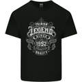 Premium Legend 31st Birthday 1992 Mens Cotton T-Shirt Tee Top Black