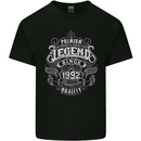 Premium Legend 31st Birthday 1992 Mens Cotton T-Shirt Tee Top Black
