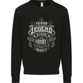 Premium Legend 32nd Birthday 1991 Mens Sweatshirt Jumper Black