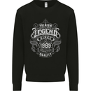 Premium Legend 34th Birthday 1989 Mens Sweatshirt Jumper Black