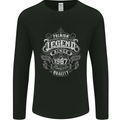 Premium Legend 36th Birthday 1987 Mens Long Sleeve T-Shirt Black
