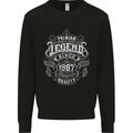 Premium Legend 36th Birthday 1987 Mens Sweatshirt Jumper Black