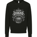 Premium Legend 37th Birthday 1986 Mens Sweatshirt Jumper Black
