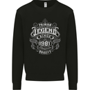 Premium Legend 42nd Birthday 1981 Mens Sweatshirt Jumper Black