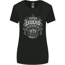 Premium Legend 48th Birthday 1975 Womens Wider Cut T-Shirt Black