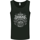 Premium Legend 50th Birthday 1973 Mens Vest Tank Top Black