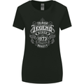 Premium Legend 50th Birthday 1973 Womens Wider Cut T-Shirt Black