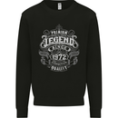 Premium Legend 51st Birthday 1972 Mens Sweatshirt Jumper Black