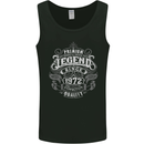 Premium Legend 51st Birthday 1972 Mens Vest Tank Top Black