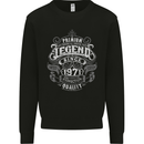 Premium Legend 52nd Birthday 1971 Mens Sweatshirt Jumper Black