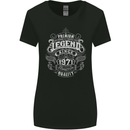 Premium Legend 52nd Birthday 1971 Womens Wider Cut T-Shirt Black