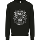 Premium Legend 53rd Birthday 1970 Mens Sweatshirt Jumper Black