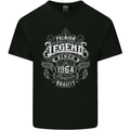 Premium Legend 59th Birthday 1964 Mens Cotton T-Shirt Tee Top Black
