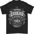Premium Legend 59th Birthday 1964 Mens T-Shirt 100% Cotton BLACK