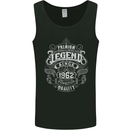 Premium Legend 61st Birthday 1962 Mens Vest Tank Top Black