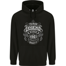 Premium Legend 62nd Birthday 1961 Mens 80% Cotton Hoodie Black