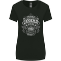Premium Legend 62nd Birthday 1961 Womens Wider Cut T-Shirt Black