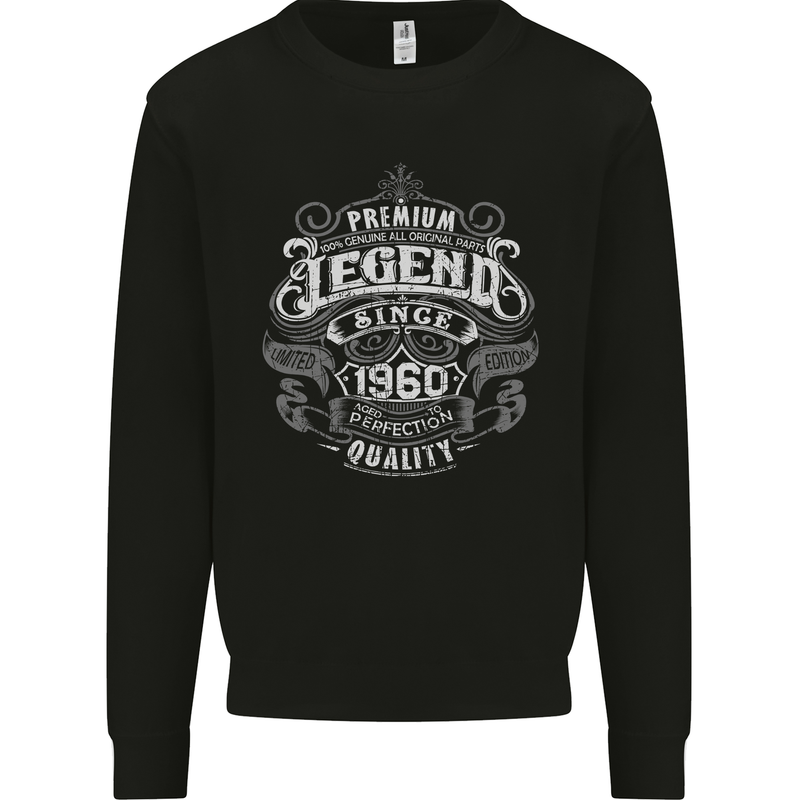 Premium Legend 63rd Birthday 1960 Mens Sweatshirt Jumper Black