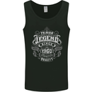 Premium Legend 63rd Birthday 1960 Mens Vest Tank Top Black