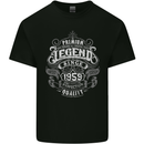 Premium Legend 64th Birthday 1959 Mens Cotton T-Shirt Tee Top Black
