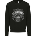 Premium Legend 65th Birthday 1958 Mens Sweatshirt Jumper Black