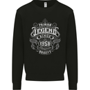 Premium Legend 65th Birthday 1958 Mens Sweatshirt Jumper Black
