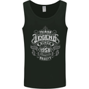 Premium Legend 65th Birthday 1958 Mens Vest Tank Top Black