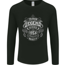 Premium Legend 69th Birthday 1954 Mens Long Sleeve T-Shirt Black