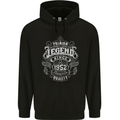 Premium Legend 71st Birthday 1952 Mens 80% Cotton Hoodie Black