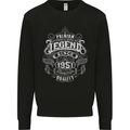Premium Legend 72nd Birthday 1951 Mens Sweatshirt Jumper Black