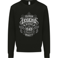 Premium Legend 74th Birthday 1949 Mens Sweatshirt Jumper Black