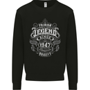 Premium Legend 76th Birthday 1947 Mens Sweatshirt Jumper Black