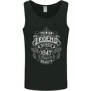 Premium Legend 76th Birthday 1947 Mens Vest Tank Top Black