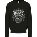 Premium Legend 80th Birthday 1943 Mens Sweatshirt Jumper Black