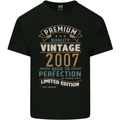 Premium Vintage 16th Birthday 2007 Mens Cotton T-Shirt Tee Top Black