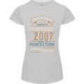 Premium Vintage 16th Birthday 2007 Womens Petite Cut T-Shirt Sports Grey