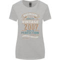 Premium Vintage 16th Birthday 2007 Womens Wider Cut T-Shirt Sports Grey