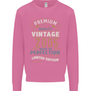 Premium Vintage 18th Birthday 2005 Mens Sweatshirt Jumper Azalea