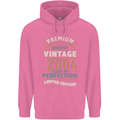 Premium Vintage 19th Birthday 2004 Mens 80% Cotton Hoodie Azelea