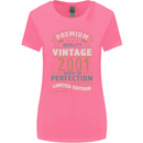 Premium Vintage 22nd Birthday 2001 Womens Wider Cut T-Shirt Azalea