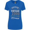 Premium Vintage 23rd Birthday 2000 Womens Wider Cut T-Shirt Royal Blue