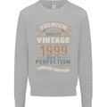 Premium Vintage 24th Birthday 1999 Mens Sweatshirt Jumper Sports Grey