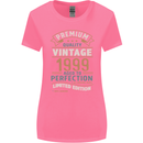 Premium Vintage 24th Birthday 1999 Womens Wider Cut T-Shirt Azalea