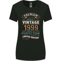Premium Vintage 24th Birthday 1999 Womens Wider Cut T-Shirt Black