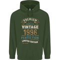 Premium Vintage 25th Birthday 1998 Mens 80% Cotton Hoodie Forest Green